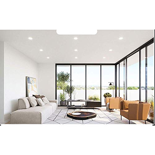 Downlights LED empotrables de techo IP44 blanco cálido 3000K 2