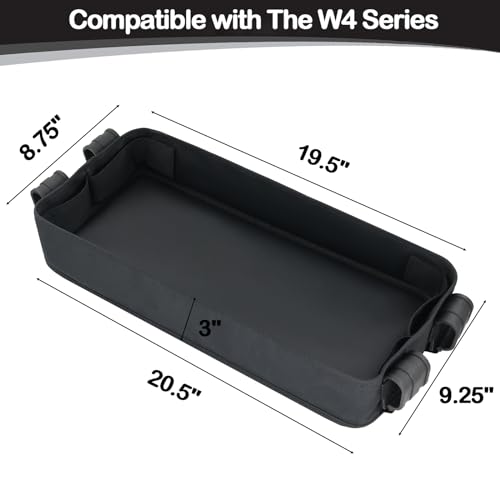 Plateau de poussette Wonderfold W4 finitions luxe en similicuir - 4