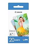 Canon Zink™ Photo Paper - Sticky-Backed 2x3" Photo Paper (20 x Sheets) - Print Phone Photos for Personalised Stickers