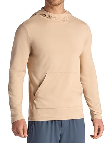 Amazon.ca: Gaiam Men’s Bliss Balance Long Sleeve Pullover Hoodie, Relaxed Fit, Stretch Midweight Material, Humus, Medium