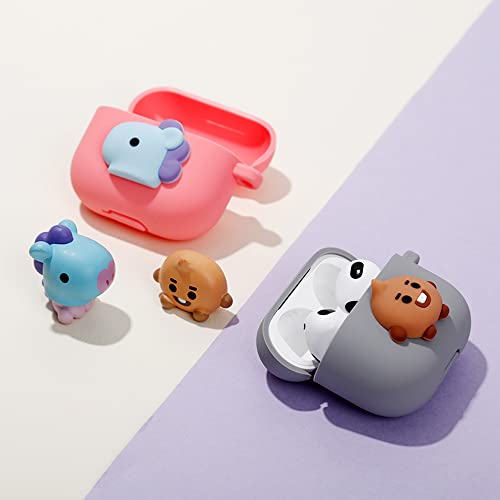 Bt21 Case Compatible With Apple Airpods 3Rd Generation Case, Gen Pastel Silicon Case With Compatible With Airpods 3 Case, Wireless Charging [Official Merchandise] [7Flavors] (Cooky) #TOP4