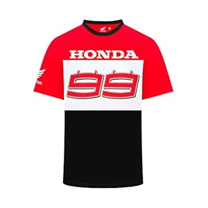 2019 Jorge Lorenzo Mens Team T-Shirt #99 Logo officiële Honda MotoGP Merchandise