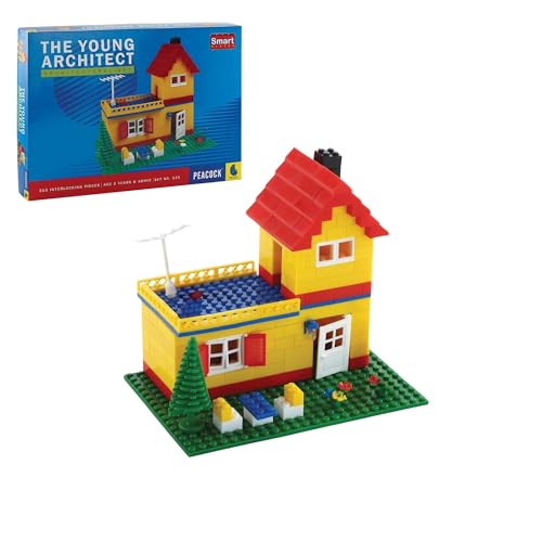 Image of Peacock Toys & Games Young Architect Building Blocks Set | 315 Piece | Interlocking Construction Toy for Kids |Educational Playset for Creativity, Early Skill Development | Toys for 5+ Years