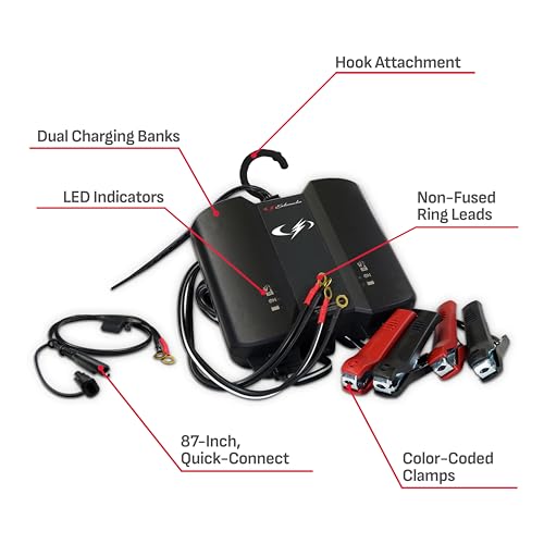 Schumacher SC1410 6V/12V Two-Bank 2A Battery Charger/Maintainer thumb #5