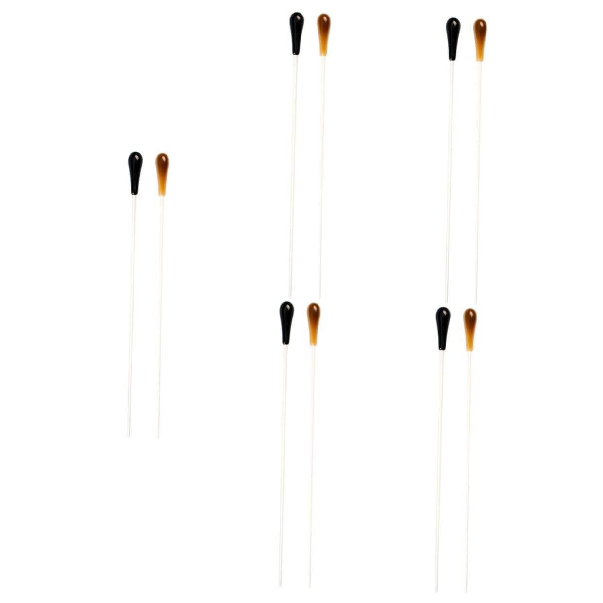 COSMEVIVI 5sets Conductor Music Conduct Stick Resin Ornament Perfect for Concert Supply 2pcs*5