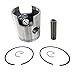 Asaki Piston Kit Compatible with John Deere JDX8/800 Snowmobile 09-666-01 0.25mm with Ring