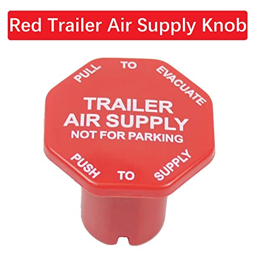Smart Repairboy Parking Brake And Trailer Air Supply Mv-3 Knob Yellow & Red Fit For Peterbilt Kenworth Volvo Western Star Truck Replace Bendix 298818 298817 #TOP3