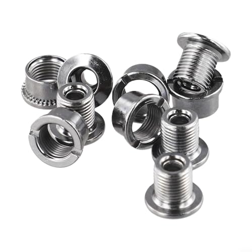 Bulevisiter Viti per corona in acciaio inossidabile per guarniture – bulloni per corona singola/doppia/tripla, confezione da 5 pezzi, chiusure resistenti (A)