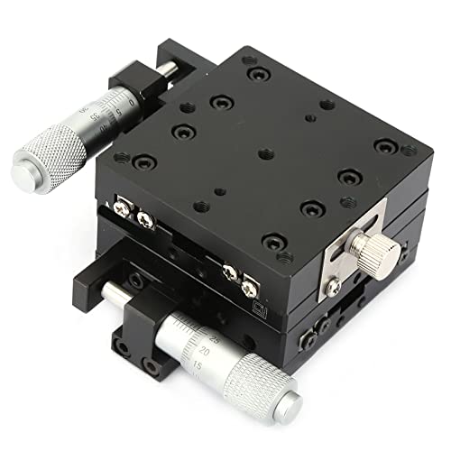 SEMY60ASマイクロメーターマニュアルスライドテーブル、XY線形ステージトリミング、検査用のローラー線形スライディングテーブル、光学アライメント、静電容量のタッチスクリーン制作