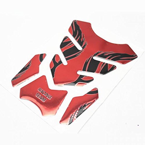 Adesivo Protettivo Per Serbatoio Moto 3D In Gomma PVC - Rosso, Antiusura E Impermeabile - Foto 4