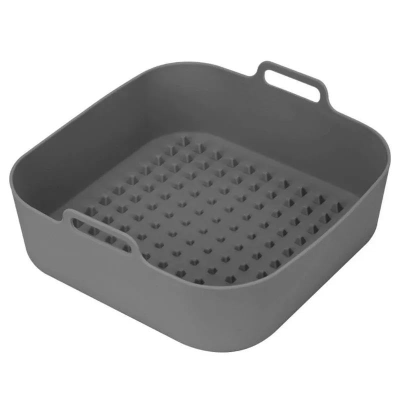 Alfombrilla de horneado silicona reutilizable forro freidora aire antiadherente y apta para lavavajillas compatible con vaporizador olla a presión eléctrica