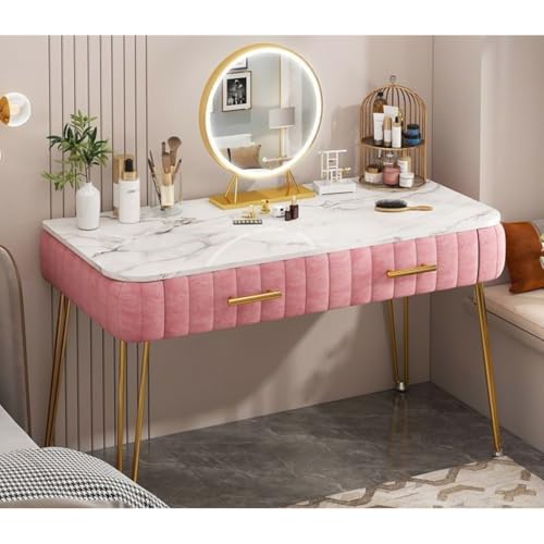 [Figoday] ���h���b�T�[ ���^���ϑ� �����o�����[�t�� ���C�N�A�b�v�e�[�u�� �R���p�N�g���� ���_���k���� �f�X�N���p ��e�ʃ��[�e�[�u�� | �ȃX�y�[�X�݌v �Q���⃏�����[���ɍœK �P�n�C���e���A�ɂ����� ���������~���[���[ (60cm,�s