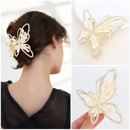 Butterfly Hair Clips Non-Slip - image 5
