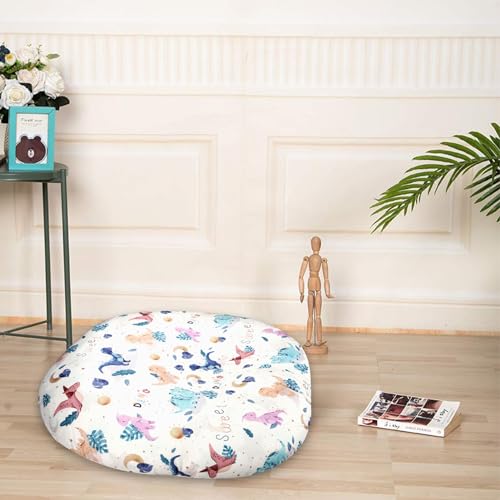 Image of Newborn Lounger Cover, Cute Dinosaur Removable Cover Ultra Soft Comfortable Lounger Slipcover Removable Cover for Infant Lounger Pillow (Lounger not Included)