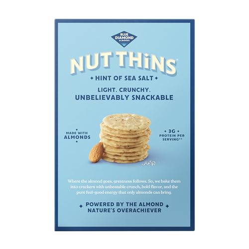 Image of Blue Diamond Almonds Nut-Thins Hint of Sea Salt Cheese, 7.7 oz, Pack of 1
