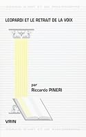 Leopardi Et Le Retrait de la Voix 2711611647 Book Cover