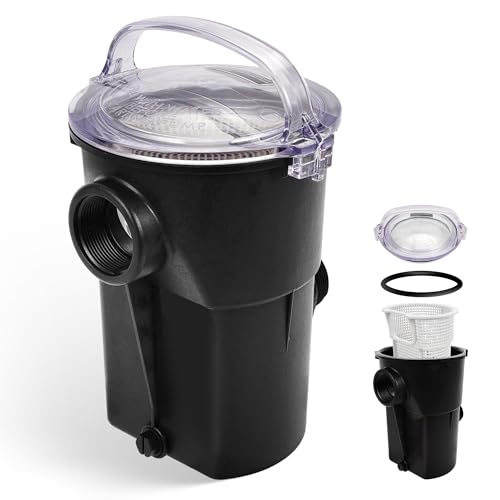 BAYUIHON SP1516 Pump Strainer Housing Lid & Basket Compatible with Hayward Power-Flo LX & Power-Flo II Pool Pumps