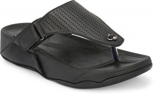 LEONCINO Mens Slippers - Stylish Slippers for Men – Comfortable, Non-Slip, Lightweight Flip Flops, Chappals for Daily Use – Soft Casual Slippers for Men – Flat, and Flexible - Black 10 UK (B0D6N4JT2H) Amazon Price History, Amazon Price Tracker