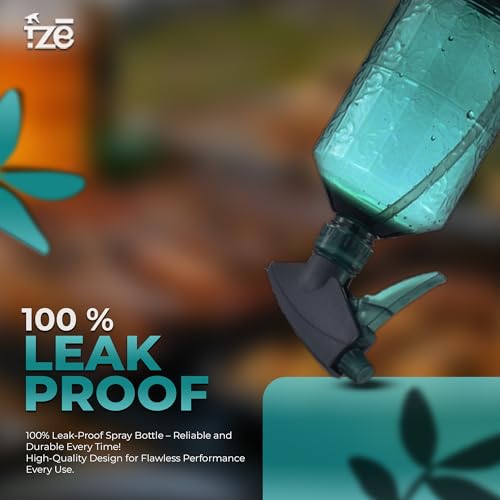 FZE® Spray Bottles Pack of 2, 25 Oz/750ml Fine Mist Water Spray Bottle for Hair with Adjustable Nozzle, Empty Spray Bottle for Cleaning Also Suitable for Essential Oils, Plants & Cooking3