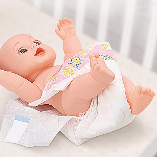 Weiche Vinylpuppe für Kinder, Realistische und süße Neugeborene Puppe mit großen Augen und niedlichem Gesicht, Puppenset… – Bild 3