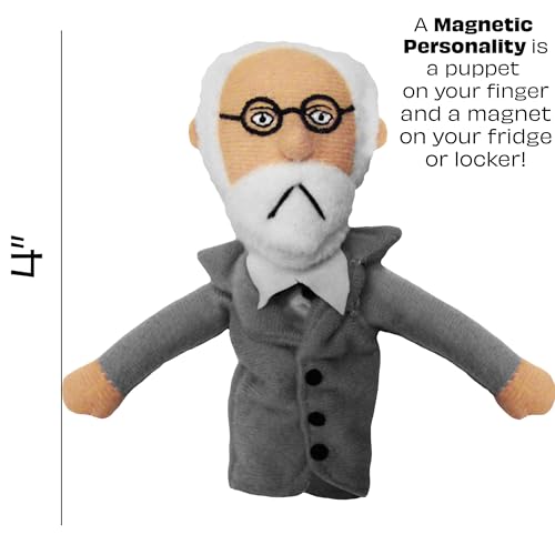 Muñeco magnético Sigmund Freud de peluche 10 cm miniatura 6