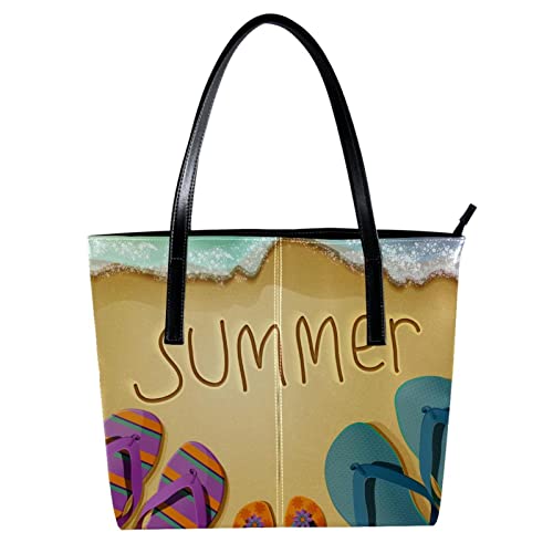 Sac de plage été en toile souple pour vos journées ensoleillées à l'océan