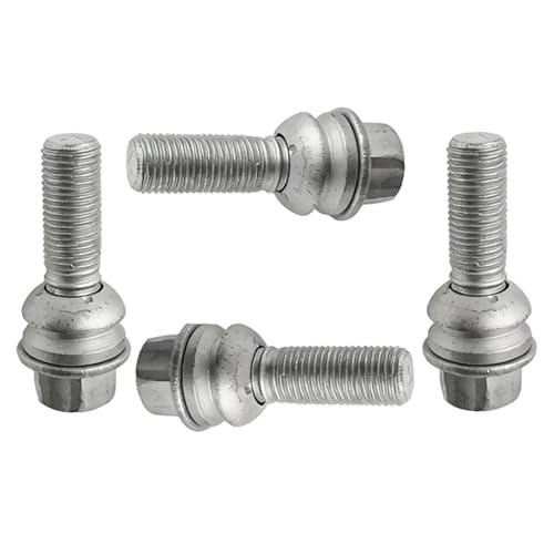 Image of Car Wheel Nut Bolt Compatible With VW For 2013 Wheel Lug For Bolt Engine Front Rear WHT001693 7L0601139A 95536120300 WHT002529 WHT001694A(4PCS)