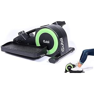 Cubii JR2, Under Desk Elliptical, Under Desk Bike Pedal Exerciser, Seated Elliptical, Work from Home Fitness, Mini Elliptical Machines for Home Use for Adults and Seniors Green (Renewed)