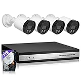 Interfaces multifonctionnelles : caméra de surveillance avec enregistrement 4 x entrée vidéo BNC, sortie HDMI/VGA, entrée / sortie audio et port réseau. Parfait pour les systèmes hybrides (analogique + réseau) et prise en charge Wi-Fi/3G extensible via USB