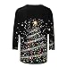 Christmas Shirts for Women Outfits My+Orders Placed Recently by Me Womens Christmas Shirt Outfit 3/4 Sleeve Tops