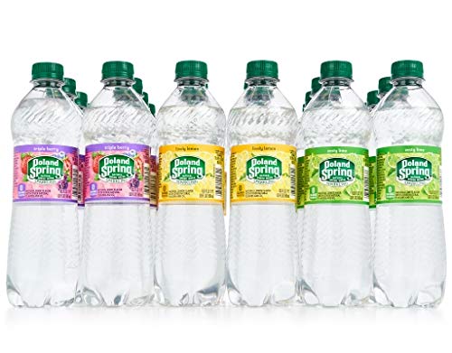 Poland Spring Sparkling Natural Spring Water Variety Pack (24 Half Liter Bottes) #TOP13