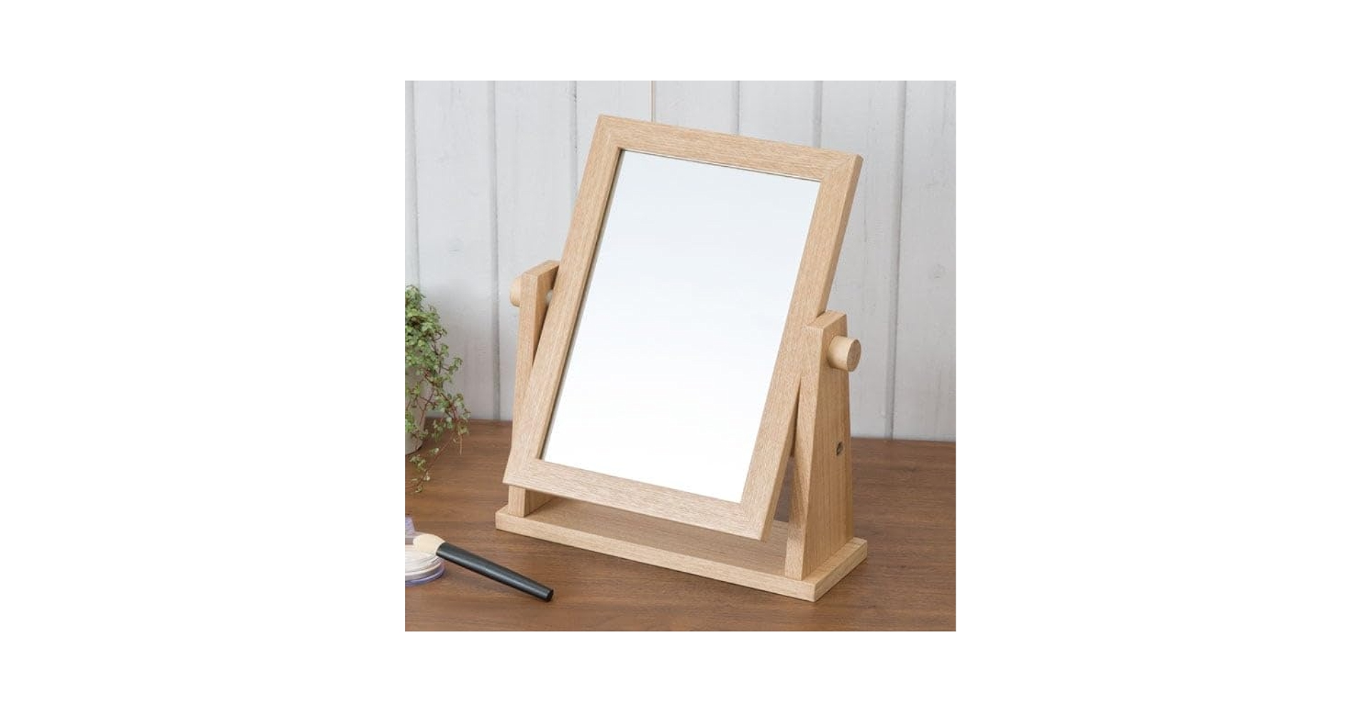 Amazon｜ニトリ 卓上ドレッサー ミラー ライトブラウン NITORI