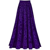 Jupe en velours de couleur unie, reflétant votre esthétique et votre goût, mettant en valeur votre tempérament élégant. Ceinture élastique pour un enfilage et un retrait faciles