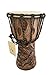 Djembe Drum Solid Wood Deep Carved Bongo Congo African Drum - 12