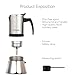 Imagen de WECOOK! Cafetera italiana acero inoxidable 18