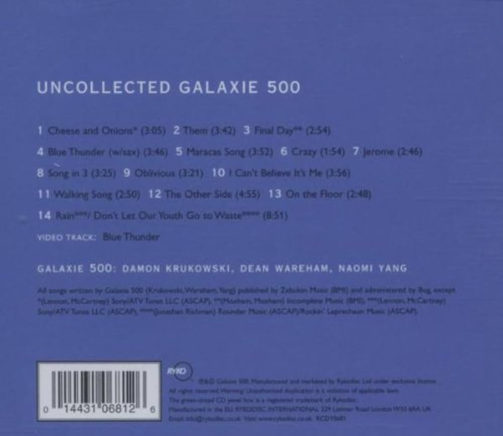 ポップス+ロック(洋楽) Galaxie 500  4CD Box Set ポップス+ロック(洋楽) Galaxie 500 4CD Box Set Amazon.co.jp