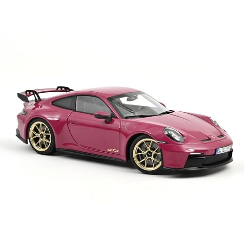 Porsche 911 GT3 2021 Ruby Star Neo 1/18 Violet : voiture miniature sport de collection automobile