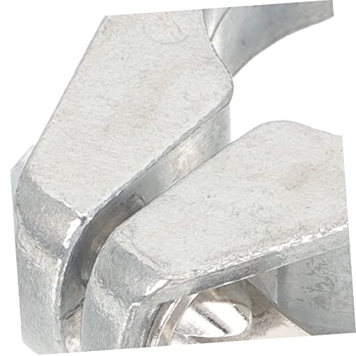 Soporte de abrazadera para cowbell BESPORTBLE para bombo, accesorio duradero para instrumentos musicales, estructura sencilla y fácil de instalar para batería, material de alta dureza miniatura 4