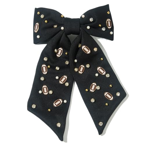 Women's Rugby Spring Hair Clip Fashionable Fabric Rhinestone Pearl Simple