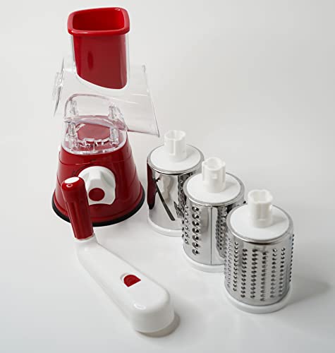 Vegetable Slicer With 3 Interchangeable Blades Cheese Grater Grater Slicer For Fruits Nuts #TOP7