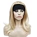 Lydell Long Straight Wavy Headband Synthetic Wigs (24BT613)