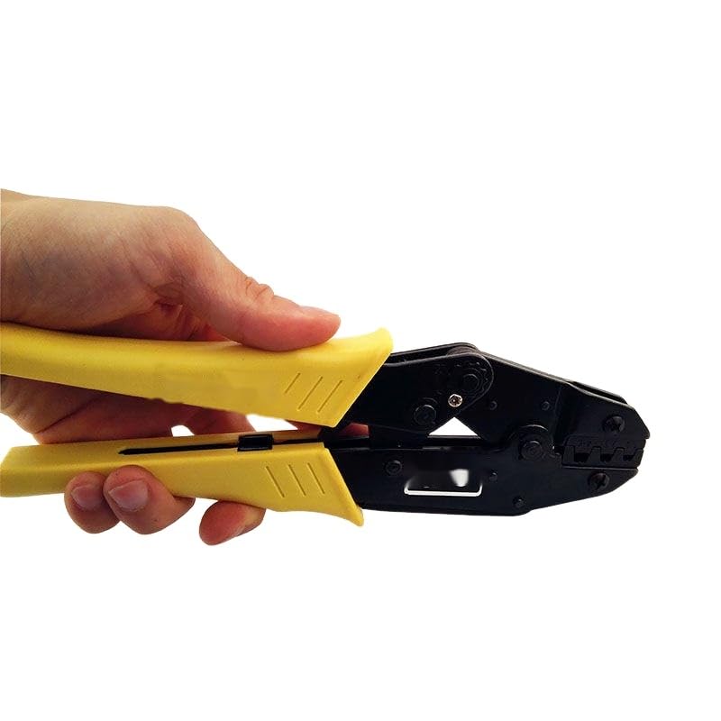9" Crimping plier HS-03B Apply to AWG20~10 1.5~6.0Mm2 Suit for 2.8 4.8 6.3mm