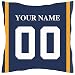 Cojín de número Personalizado de Estilo de fútbol con Estampado de Almohada con Nombre Personalizado Doble 45 * 45 cm Almohada con cojín Cuadrado de decoración para el hogar Central