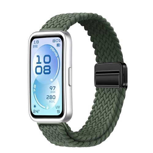[Asvufeyy] �o���h for Huawei Band 10/10 Aluminum Edition/Band 9/8 �p �e���i�C�����L�k�x���g �ґg�X�g���b�v �_�炩�y�ʎ��C�o�b�N�� �_�炩�y�� �t�@�[�E�F�C�o���h 8/9/10/10 Alumi