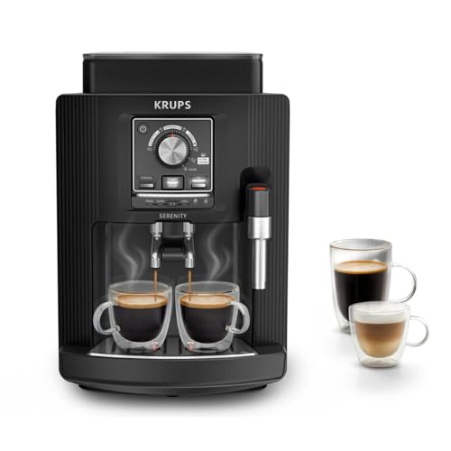 KRUPS Cafetera Serenity 1450W 15 Bar Negra - EA4008E0