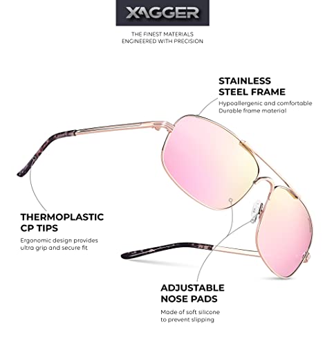 Image of Polarized Brow Bar Aviator Sunglasses for Men Pilot Military Style Metal Frame Driving Shades UV400