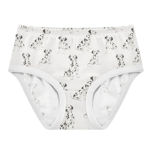 Girls Underwear Soft Cotton Dalmatian Dogs Kids Panties in Sizes 2/3t, 4t, 5t, 6 and 8