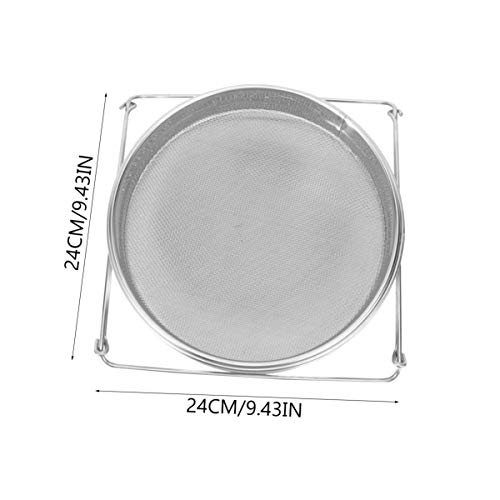 Hemoton Filtro de filtro de mel de aço inoxidável, peneira dupla, equipamento extrator de mel para m