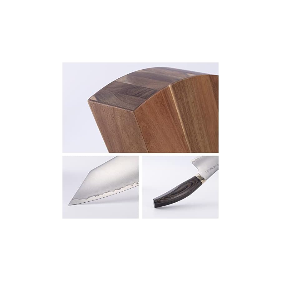 Messermeister-Kawashima-5-Piece-Magnet-Block-Set-Includes-Japanese-Chefs-Slicer-Utility-Paring-Knife-Magnet-Block-Made-in-Seki-Japan Messermeister Kawashima 5-Piece Magnet Block Set - Includes Japanese Chef’s, Slicer, Utility & Paring Knife + Magnet Block - Made in Seki, Japan