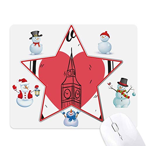 Tapis de souris Londres Big Ben pour une décoration de bureau cosy et épurée